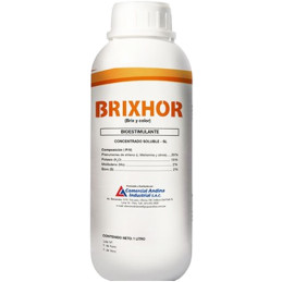 Brixhor 20L L-Metionina Precursor Etileno K2O Mo Boro Bioestimulante Agricola CAISAC