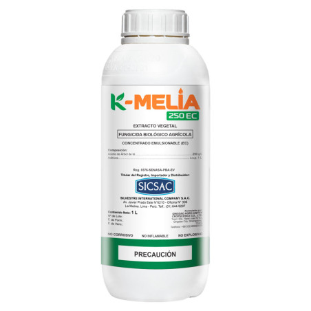K-Melia 1L Aceite Arbol de Te Fungicida Agricola Preventivo Inhibidor SICompany