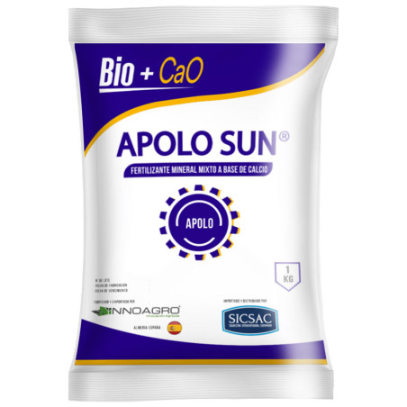 Apolo SUN 1Kg Caolinita Micronizada CaO Protector Solar Bioestimulante Agricola Innoagro