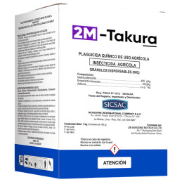 2M-Takura 150gr Caja x 10Sobres Methoxyfenozide Emamectin benzoato Insecticida Agricola Accion Contacto SICompany