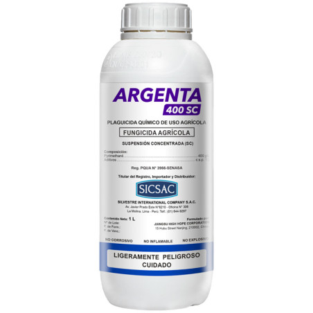 Argenta 1L Pyrimethanil Fungicida Agricola Contacto Translaminar SICompany