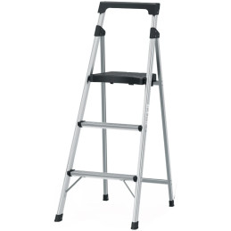 Escaleras  Tubulares 3 Peldaños Plegables T3 Max2.6m Aluminio, Truper 16764