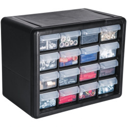 Organizador 10" con 16 Gavetas 27x22x16cm Compartimientos ABS, Truper 11851