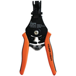 Alicate Pela Cable Automatico 6" Pulgadas, Cuchillas acero SK5, Cables de 1, 1.6, 2, 2.6 y 3.2 mm, PE-CA-X 17376 Truper