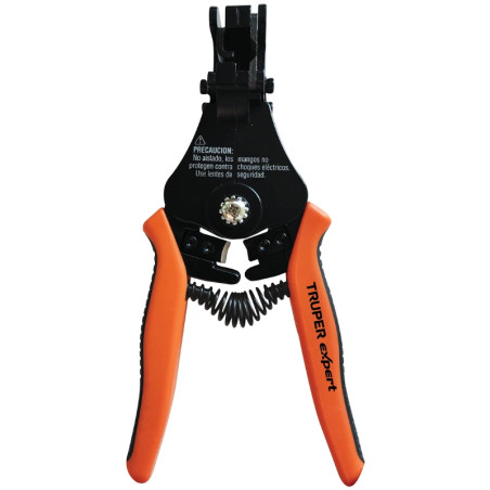 Alicate Pela Cable Automatico 6" Pulgadas, Cuchillas acero SK5, Cables de 1, 1.6, 2, 2.6 y 3.2 mm, PE-CA-X 17376 Truper