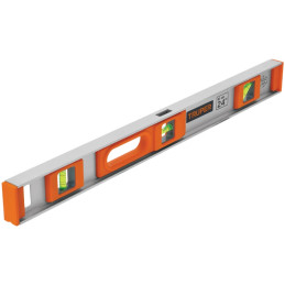 Nivel Profesional 24", Cuerpo de aluminio tipo vigueta, Proteccion ABS, Gotas Intercambiables, NP-24 17036 Truper