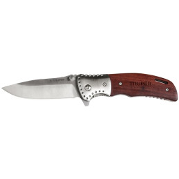 Navaja Abatible Dentada con Seguro 5", en acero inoxidable, NV-5 17023 Truper