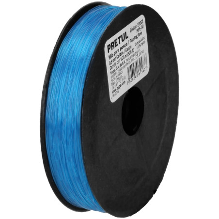 Hilo para Pesca 100m Calibre 0.5mm Tension 11.1kg, para Albañileria Pesca Plomeria, HIPE-50 27062 Truper
