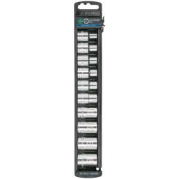 Juego de dados Punta Torx 10 Piezas, Encastre 1/2", acero al cromo vanadio, JDTH-1/2X10 10026 Truper