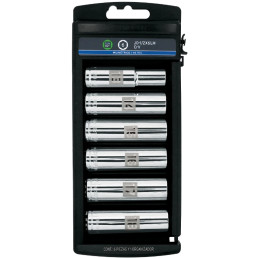 Juego de dados 6 Piezas tubulares Milimetrico, Encastre 1/2", acero al cromo vanadio, JD-1/2X6LM 14175 Truper