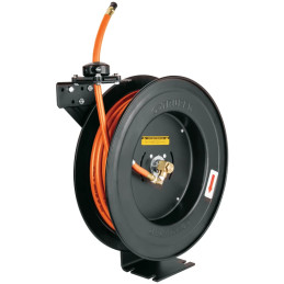 Carrete Retractil con Manguera 15 Metros para Aire y Agua 300PSI, Rebobinado Automatico, CAMAI-15 10388 Truper