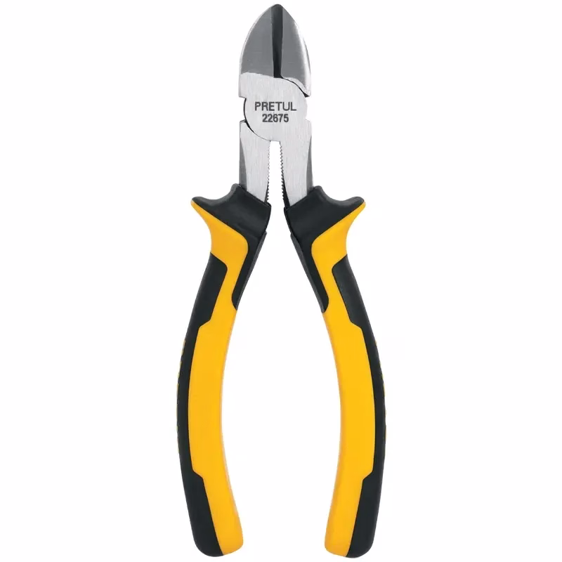 Alicate de corte diagonal 6" Comfort Grip en acero al carbono, PCD-6PX 22675 Pretul