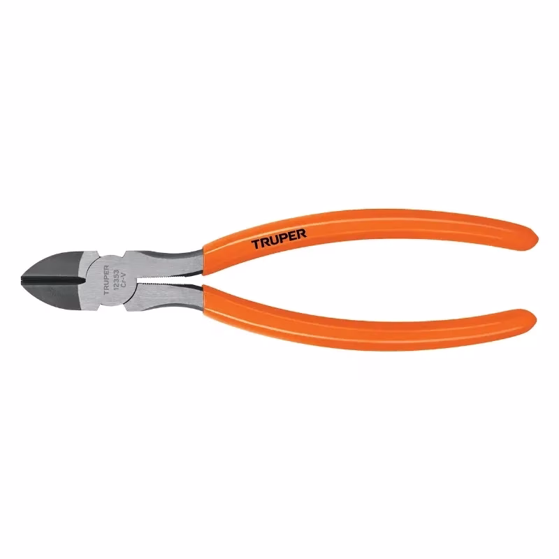 Alicate de corte diagonal 8", acero al cromo vanadio mango de vinil, T202-8 12353 Truper