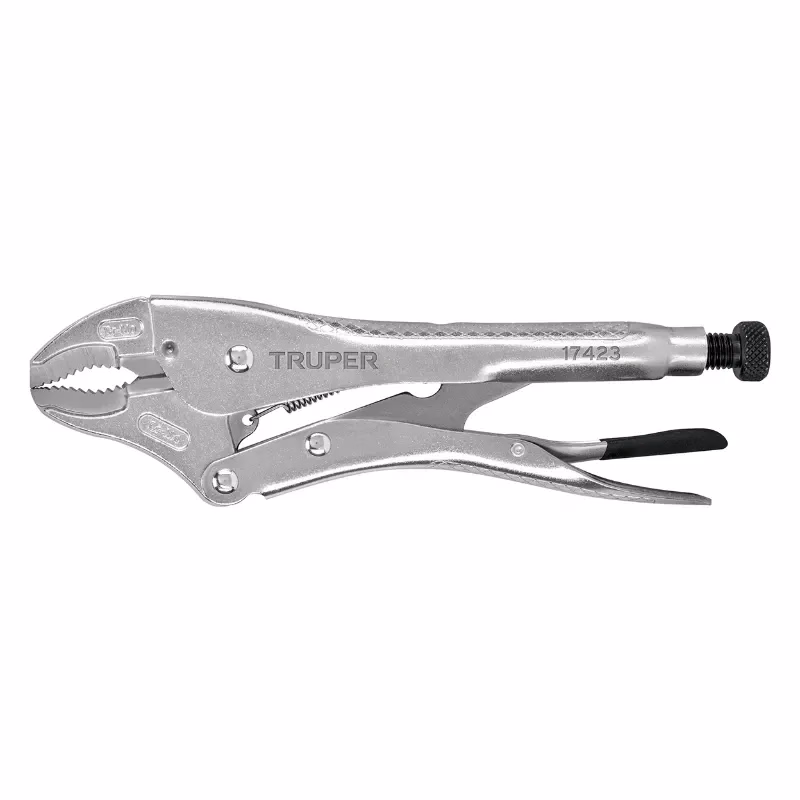 Alicate de Presion 10" Mordaza curvo de Cromo molibdeno, PPT-10C 17423 Truper