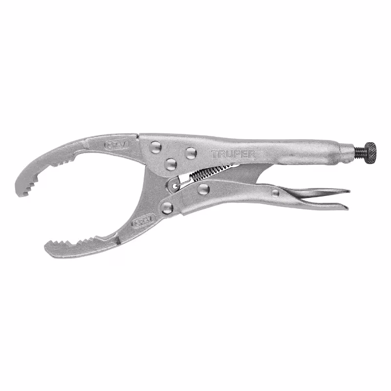Alicate de Presion 9" para Filtro de aceite, de acero al cromo vanadio, PPF-500 17446 Truper