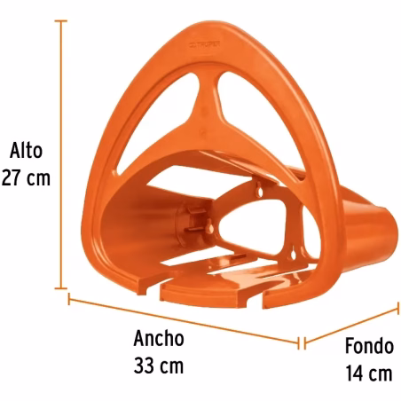Portamangueras de Plastico 25M Magueras de 1/2", Truper 10387 