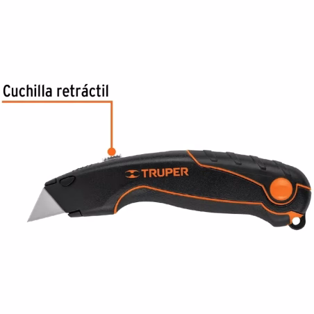 Navaja Multiusos de Apertura Rapida 7", Cuchilla SK4, Incluye 3 cuchillas de repuesto, NM-6 16950 Truper