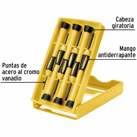 Desarmadores Juegos 6 Pza Electronica y Presicion Truper 21381