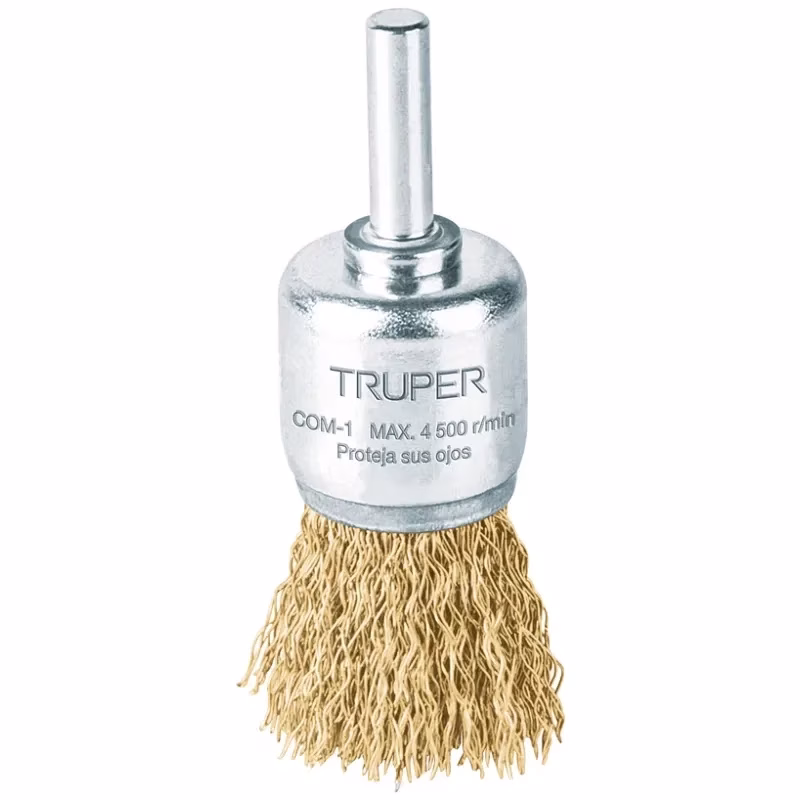 Escobillas Tipo Copa 1" Alambre Grueso Z1/4" Truper 11595