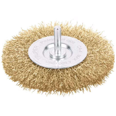 Escobillas Circulares 4" Alambre Grueso Z1/4" Truper 11590