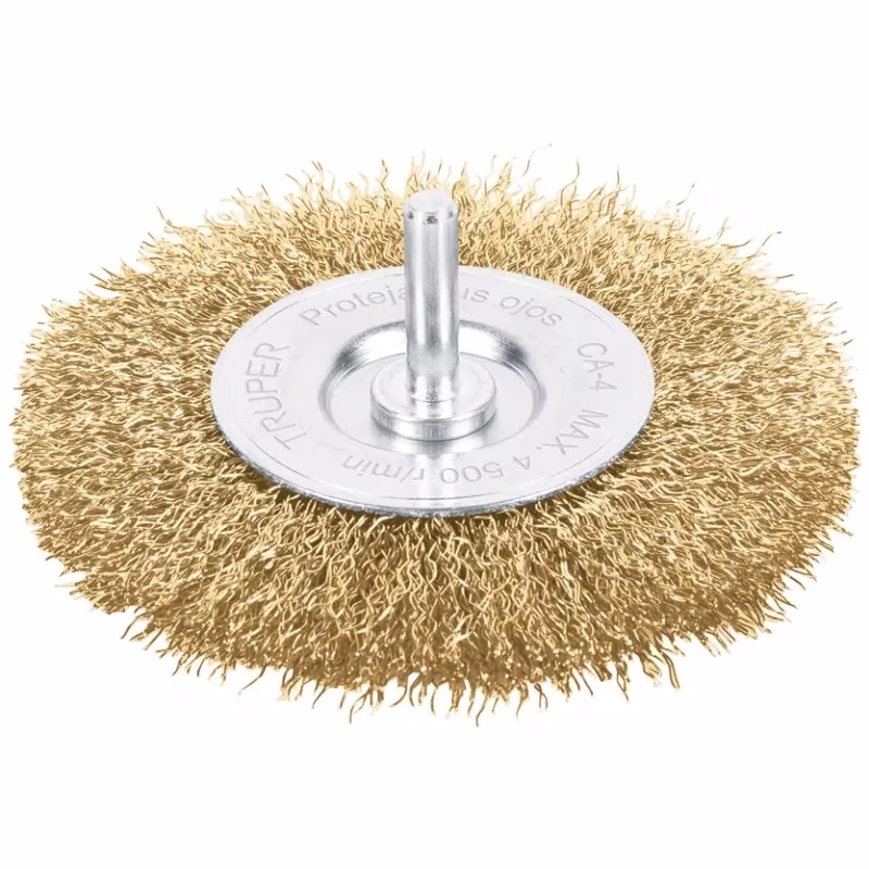 Escobillas Circulares 4" Alambre Grueso Z1/4" Truper 11590