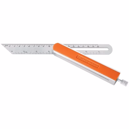 Escuadra Falsa, Mango de Madera 9", Regla en Acero Inoxidable, EFT-9X 14385 Truper