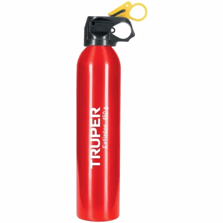 Extintor Desechables 450g Portatil Inc. Polvo Tipo ABC, Casas Autos, Truper 101174