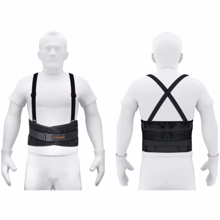 Faja con Tirantes y Cinturon ajustable Talla CH 28-32, cierre con velcro, FAJA-SX 10955 Truper