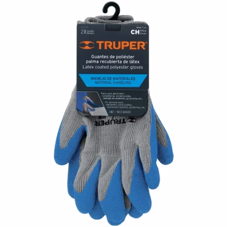 Guantes para Jardinero Talla CH cubierto de latex puño tejido, GU-JAR-C 15265 Truper