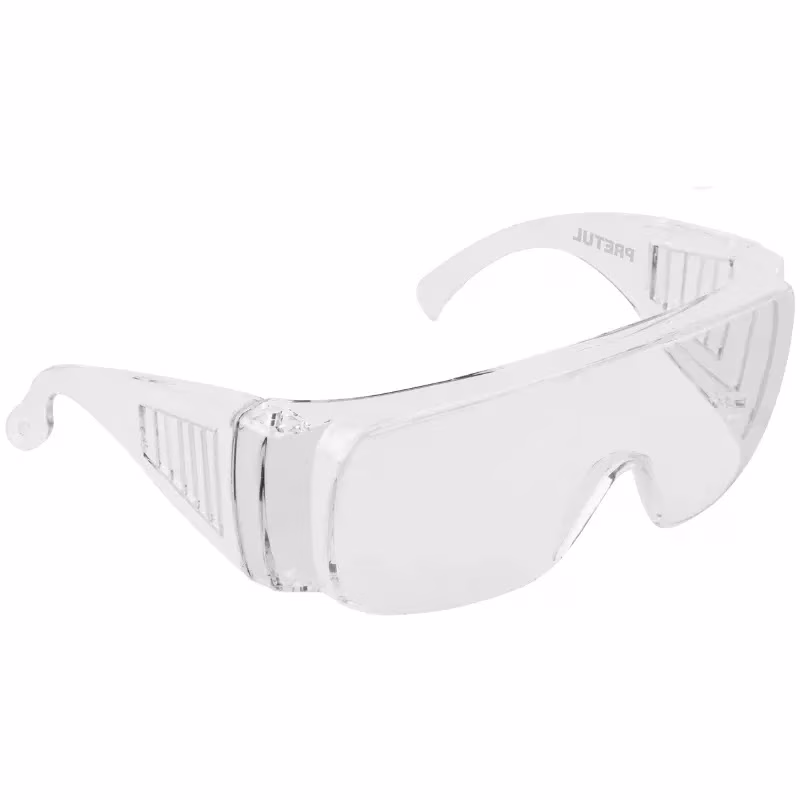 Lentes de Seguridad Tradicional Transparente, 100% Policarbonato con UV Antirayadura, LEN-ST 14252 Truper