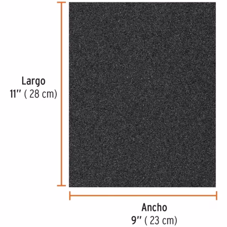 Lijas de Agua G150 x25u 230x280mm CarburoSilicio Truper 11621