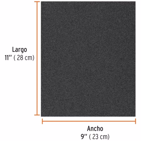 Lijas de Agua G280 x25u 230x280mm CarburoSilicio Truper 11625