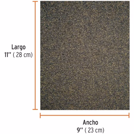 Lijas para Madera G50 x25u 230x280mm OAluminio Truper 11608
