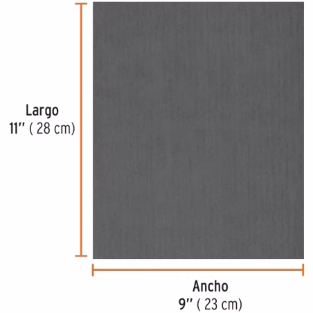 Lijas de Agua G1500 x25u 230x280mm CarburoSilicio Truper 11647