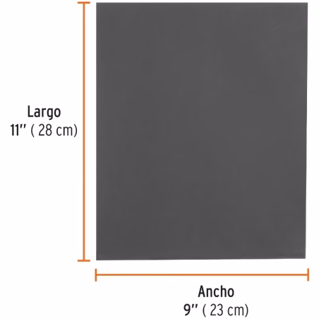 Lijas de Agua G2000 x25u 230x280mm CarburoSilicio Truper 11648
