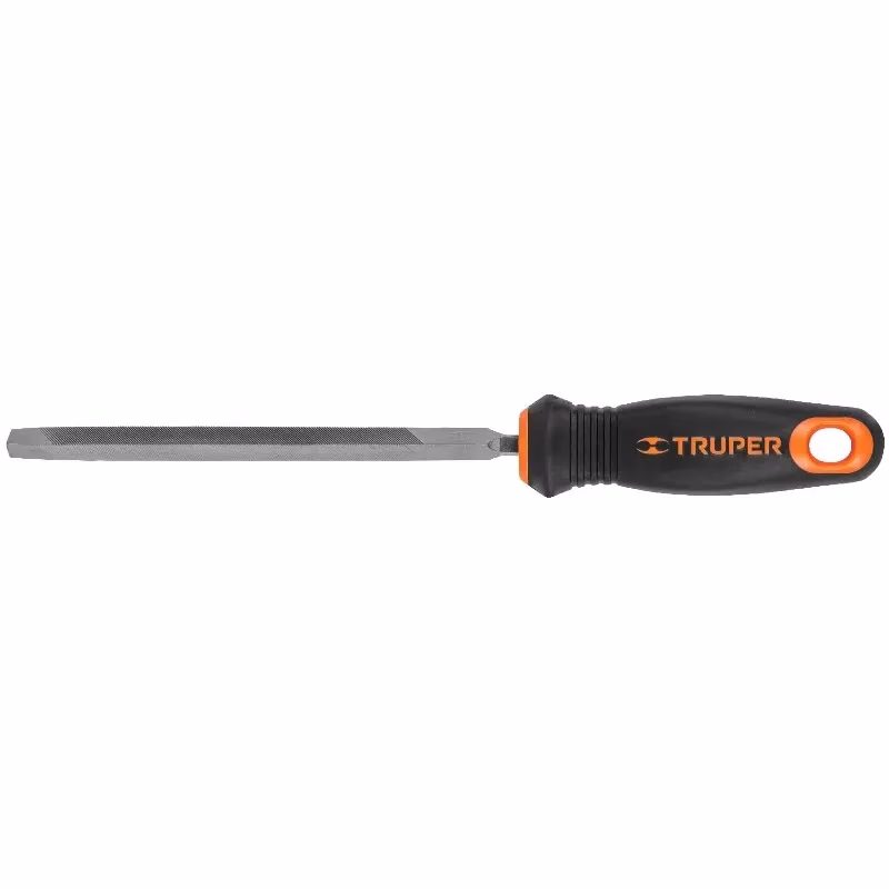 Lima Triangulo Bastardas 6" Ancho 9/16, Mango Comfort Grip, LPT-6T 15307 Truper