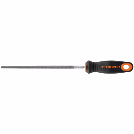 Lima Redonda Bastardas 8" Espesor 5/16", Mango Comfort Grip, LRB-8T 15316 Truper