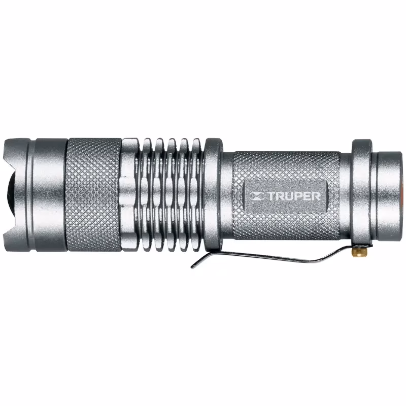 Linternas LED 35 Lumenes, Alcance 26M Duracion 6H 1 Pilas AA, en Aluminio, LINA-1AA 17256 Truper