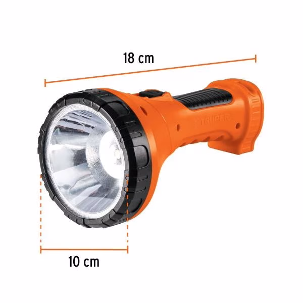 Linternas LED 150lm recargable AltaLuminosidad 140m Truper 16005