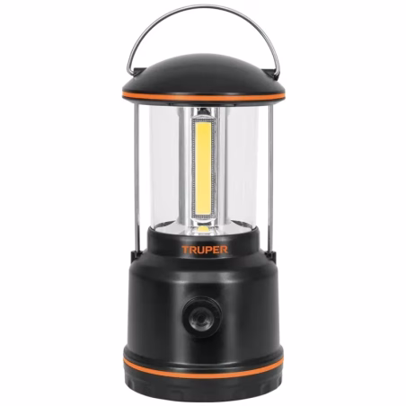 Linternas Led de Campamento 550 Lumenes Tipo Farol Pilas3D, Truper 10760