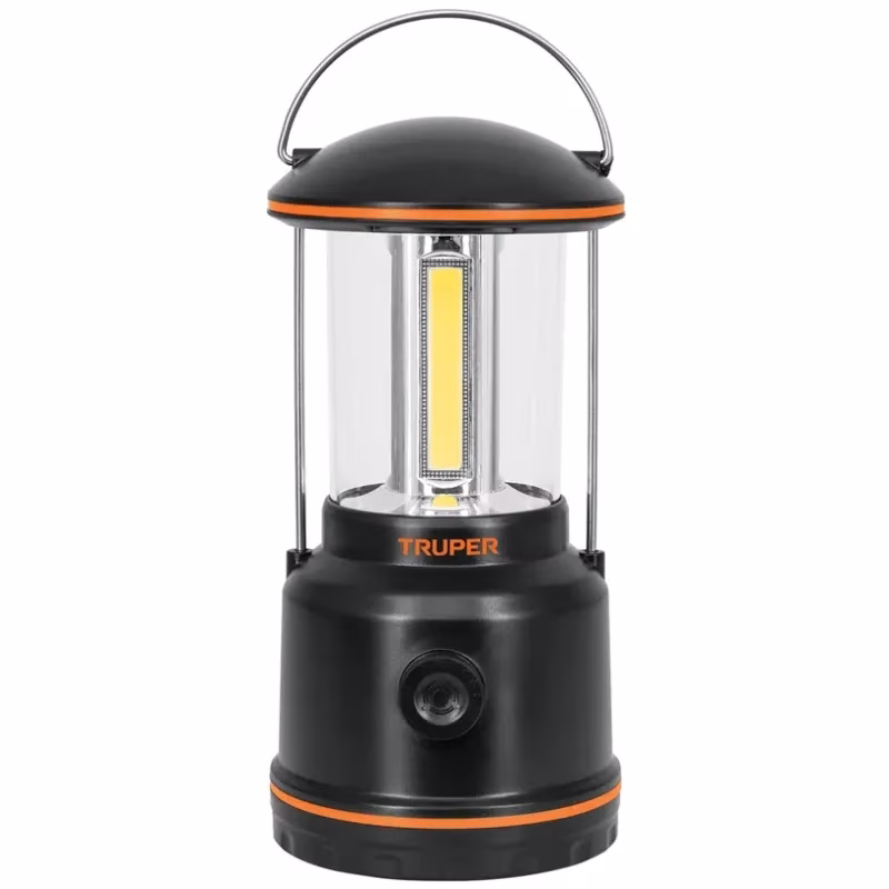 Linternas Led de Campamento 550 Lumenes Tipo Farol Pilas3D, Truper 10760
