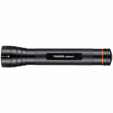 Linternas LED 530 Lumenes, Alta Potencia Alcance 300 Metros Duracion 45H 3 Pilas D, en Aluminio, LINA-3DN 18814 Truper