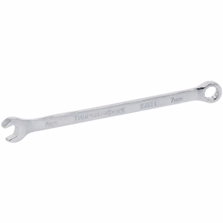 Llave Boca Mixta 7mm Combinada CrVanadio ELarga Truper 15611