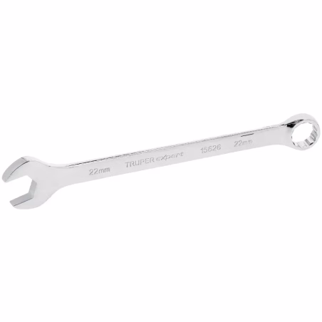Llave Boca Mixta 22mm Combinada CrVanadio ELarga Truper 15626