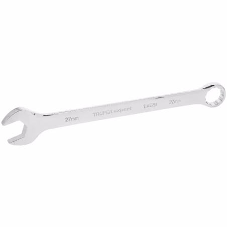 Llave Boca Mixta 27mm Combinada CrVanadio ELarga Truper 15629