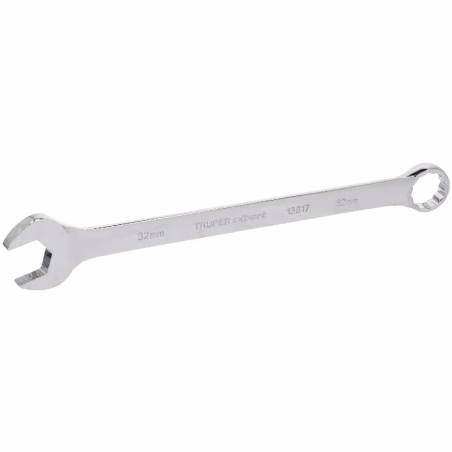 Llave Boca Mixta 32mm Combinada CrVanadio ELarga Truper 13817