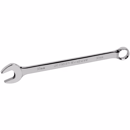 Llave Boca Mixta 33mm Combinada CrVanadio ELarga Truper 13818