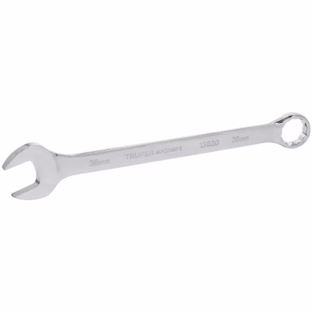 Llave Boca Mixta 36mm Combinada CrVanadio ELarga Truper 13820