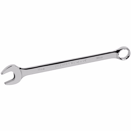 Llave Boca Mixta 38mm Combinada CrVanadio ELarga Truper 13821