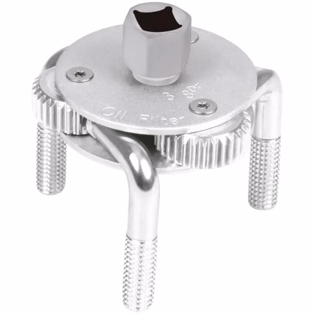 Llave filtro de Aceite 3 Puntos Max 4 1/2" Min 3", Uso con Ratchet encastre 1/2" y 3/8", LL-FA-MA 14543 Truper